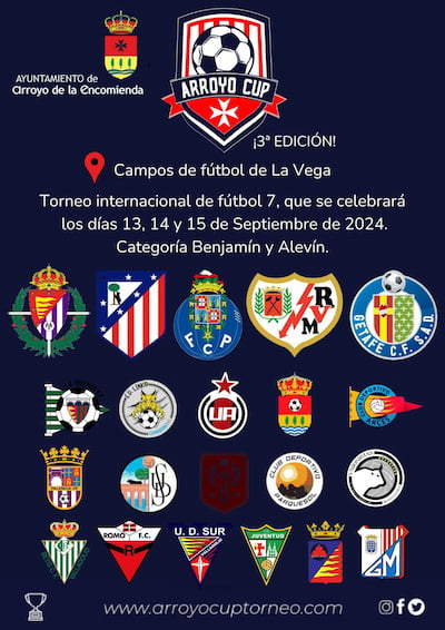 III Edición Arroyo Cup. Torneo de fútbol base