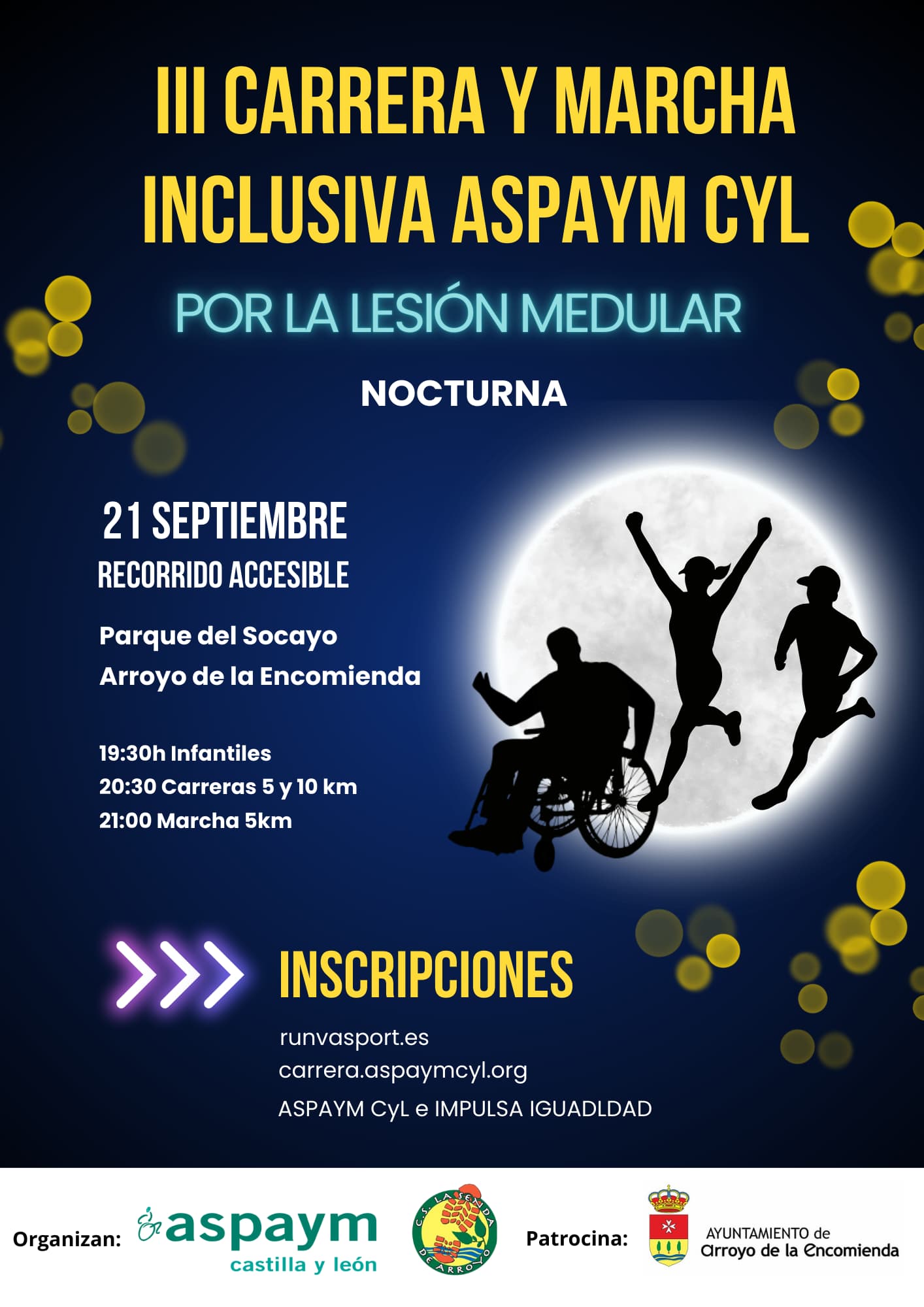 III Carrera y marcha inclusiva ASPAYM CYL por la lesión medular