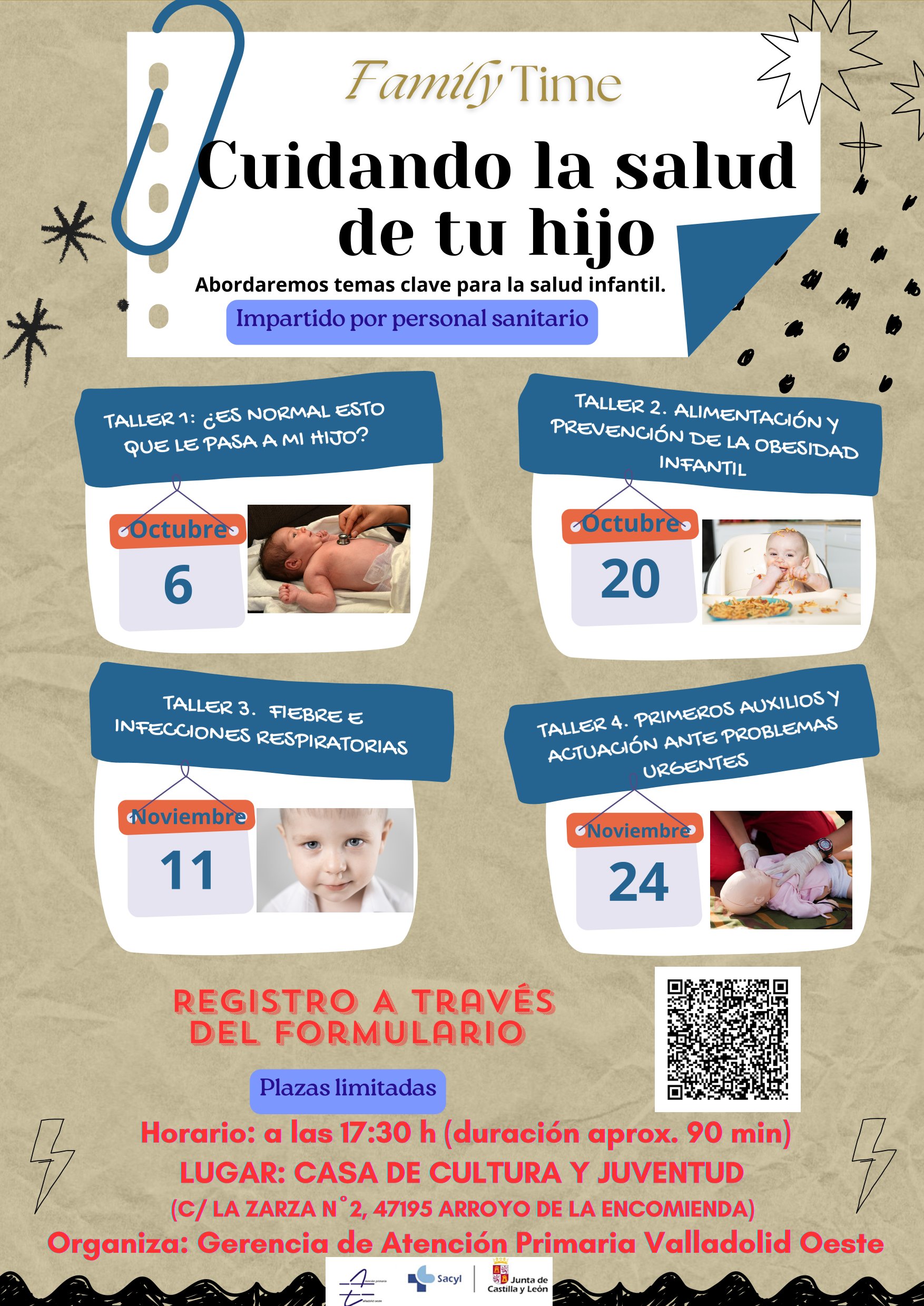 Talleres 'Cuidando la salud de tu hijo'