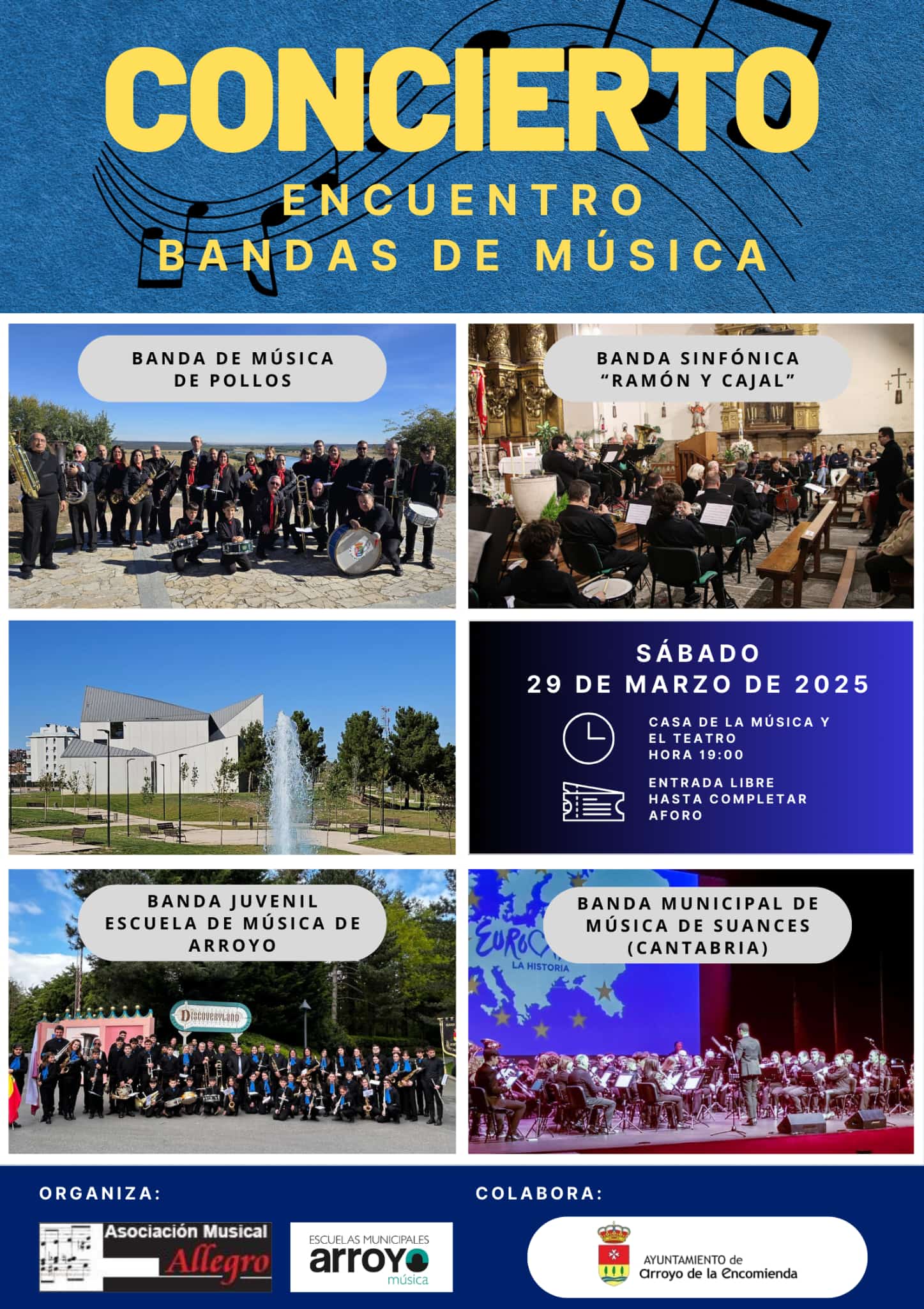 Concierto - Encuentro de Bandas