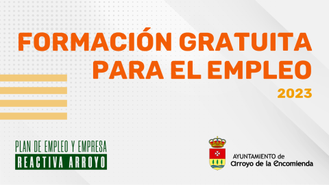 Formación gratuita para el empleo 2023