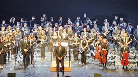 Concierto de la Banda Sinfónica de Arroyo en la Casa de la Música.