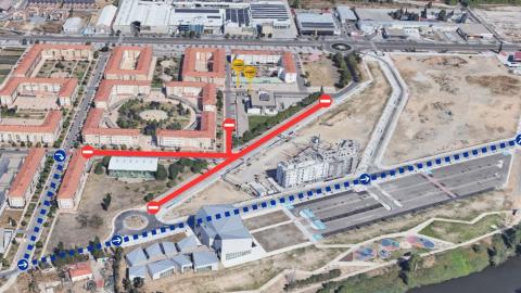 Las obras de la calle Federación de Fútbol arrancan el martes 7 de enero