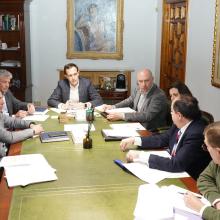 Reunión entre la Diputación de Valladolid y el Ayuntamiento de Arroyo.