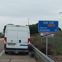 Señal de entrada a Arroyo de la Encomienda.