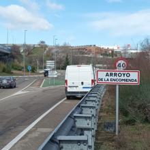 Señal de entrada a Arroyo de la Encomienda.