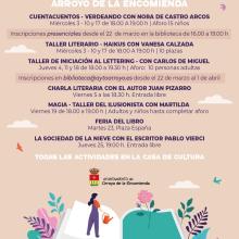 Programa de 'Abril literario' 2024.