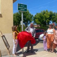 Inaugurada la calle Francisco Javier Serrano Vian en homenaje al que fuera alcalde de Arroyo entre 1991 y 1995