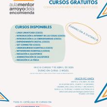 Cartel cursos Mentor en Abierto 2025