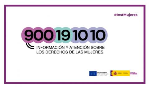 Teléfono 900191010, Información y Atención sobre los Derechos de las Mujeres