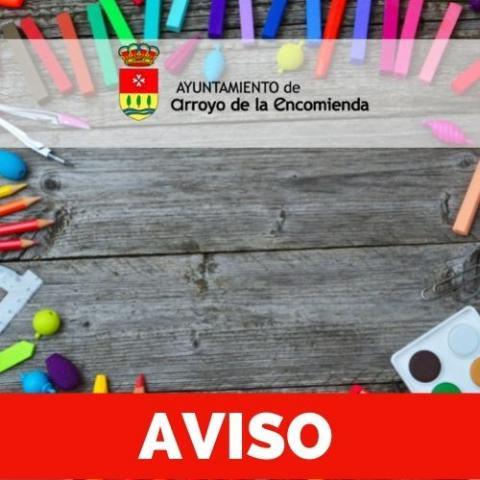 Escuelas infantiles municipales. Convocatoria extraordinaria correspondiente al curso 2022-2023